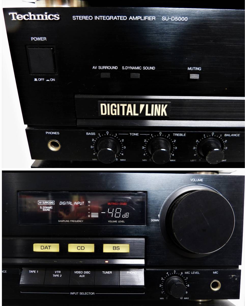 Yahoo!オークション - テクニクス Technics アンプ SU-D5000 イコライ