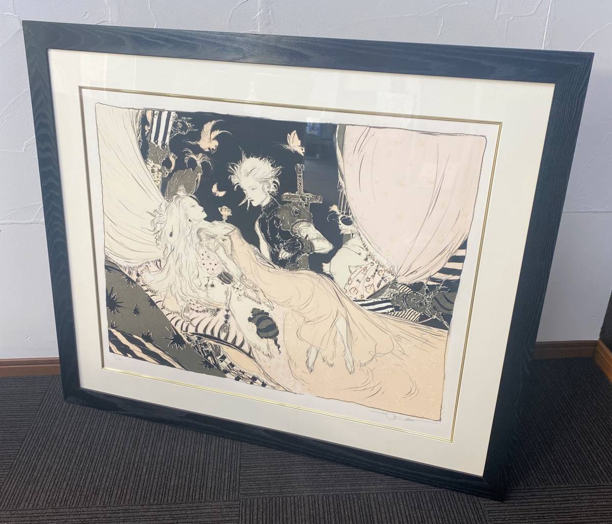 Yahoo!オークション - リトグラフ 【 天野喜孝 『 静謐 -せいひつ- 』