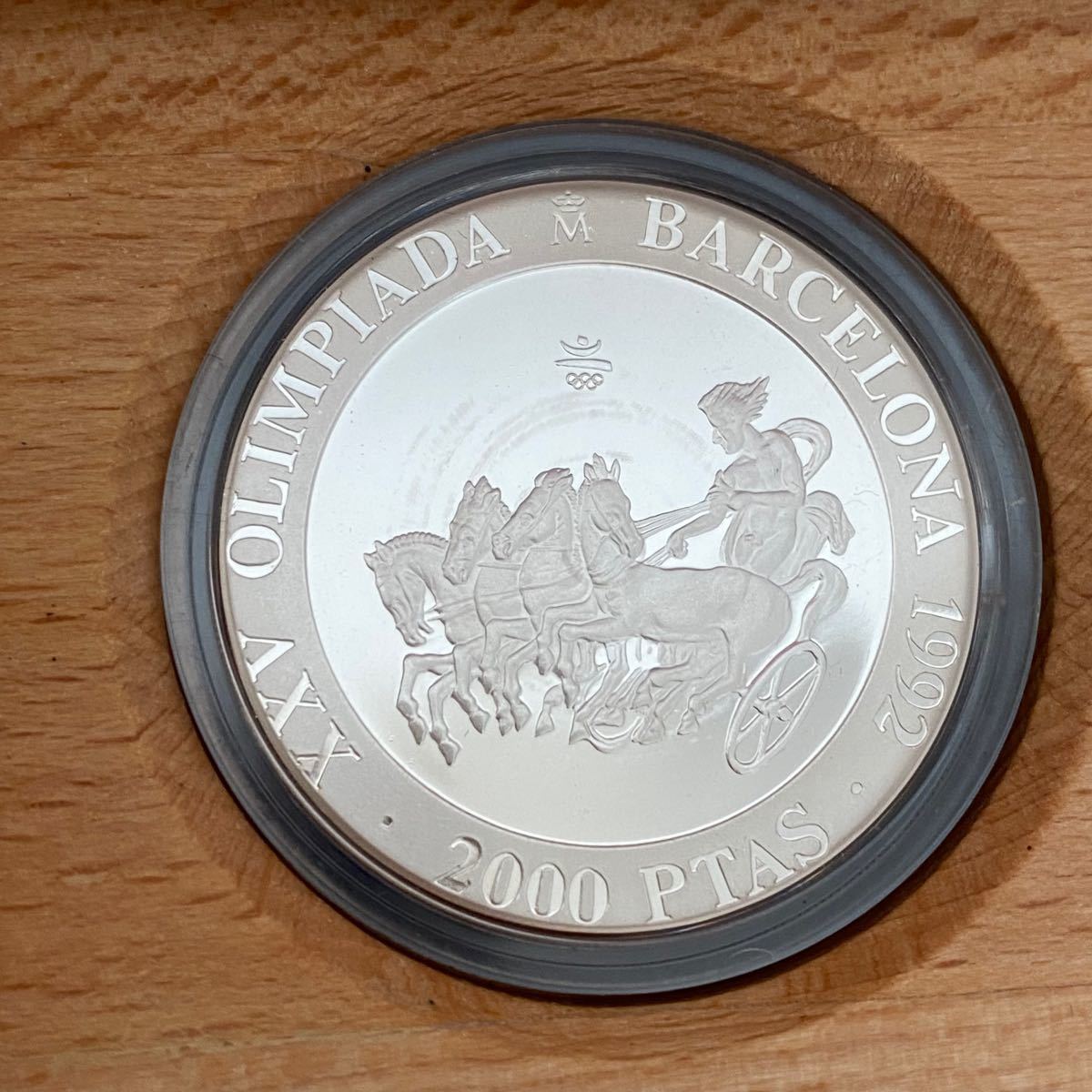 1992年 ペセタ バルセロナオリンピック 記念コイン プルーフ銀貨 4枚 F