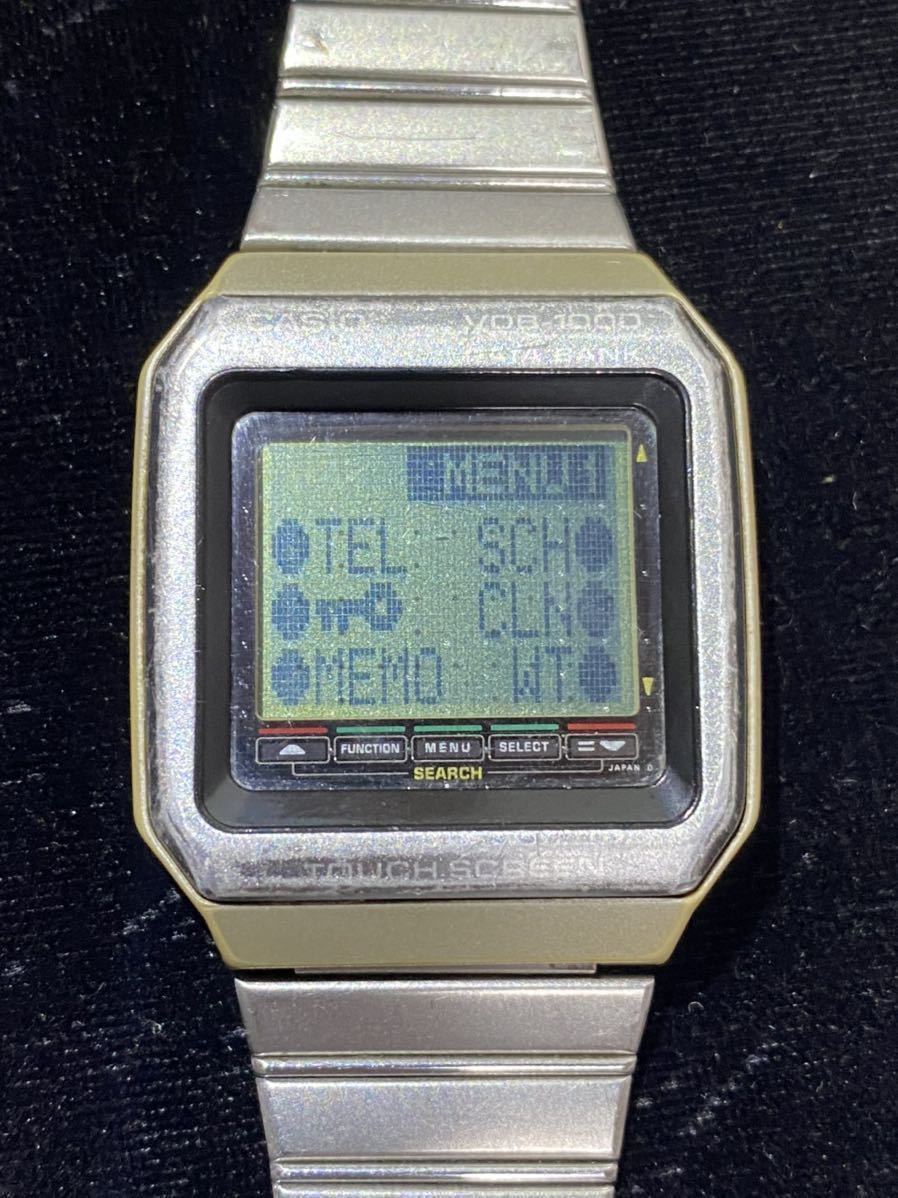 CASIO DATABANK VDB-1000 初代 タッチスクリーン データバンク Vintage