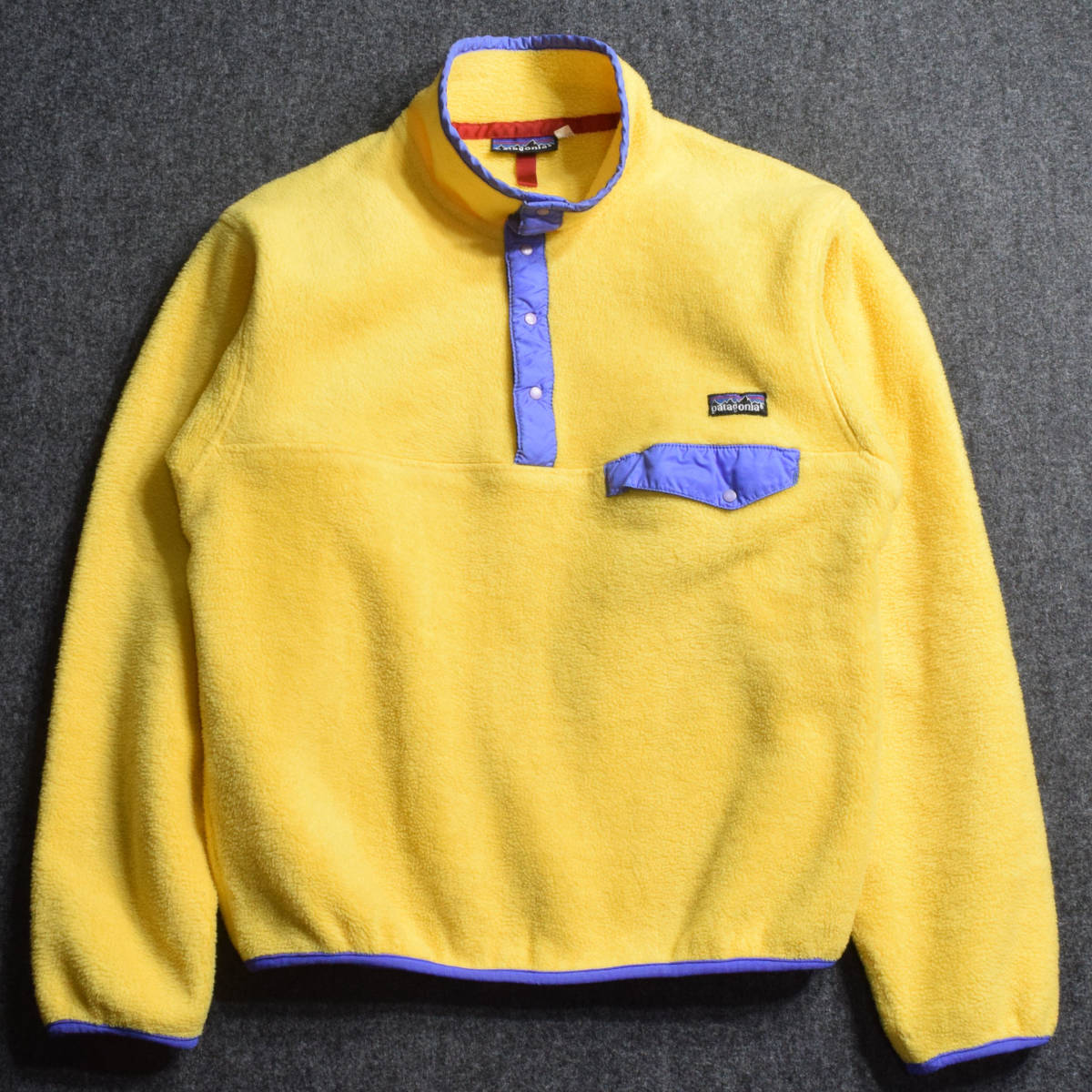 レア CANADA製 パタゴニア 90sビンテージ シンチラ イエロースナップT