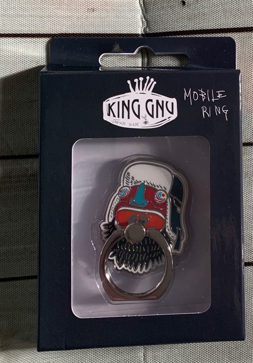 King Gnu スマホリング 2019グッズ 黒 ブラック ネイビー 常田大希さん