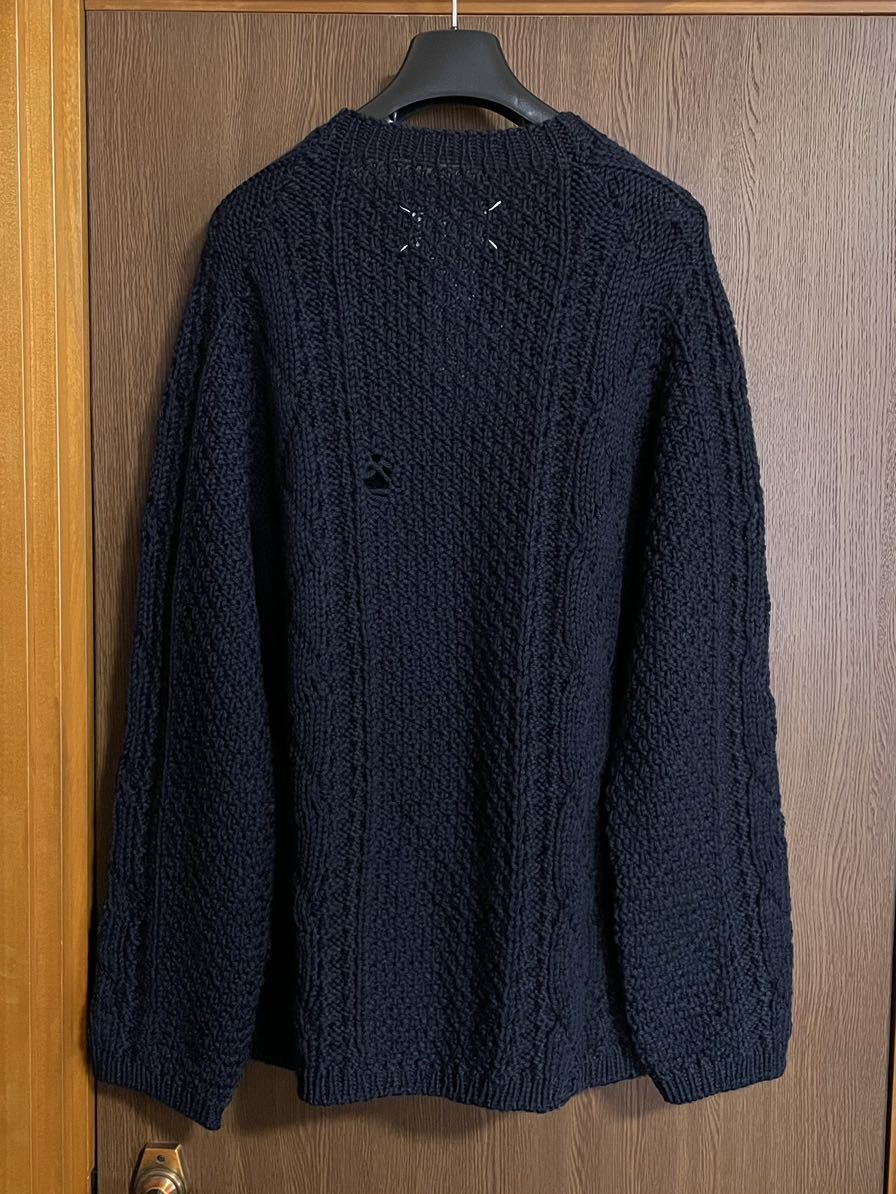 21AW新品XL メゾンマルジェラ デストロイ アランニット