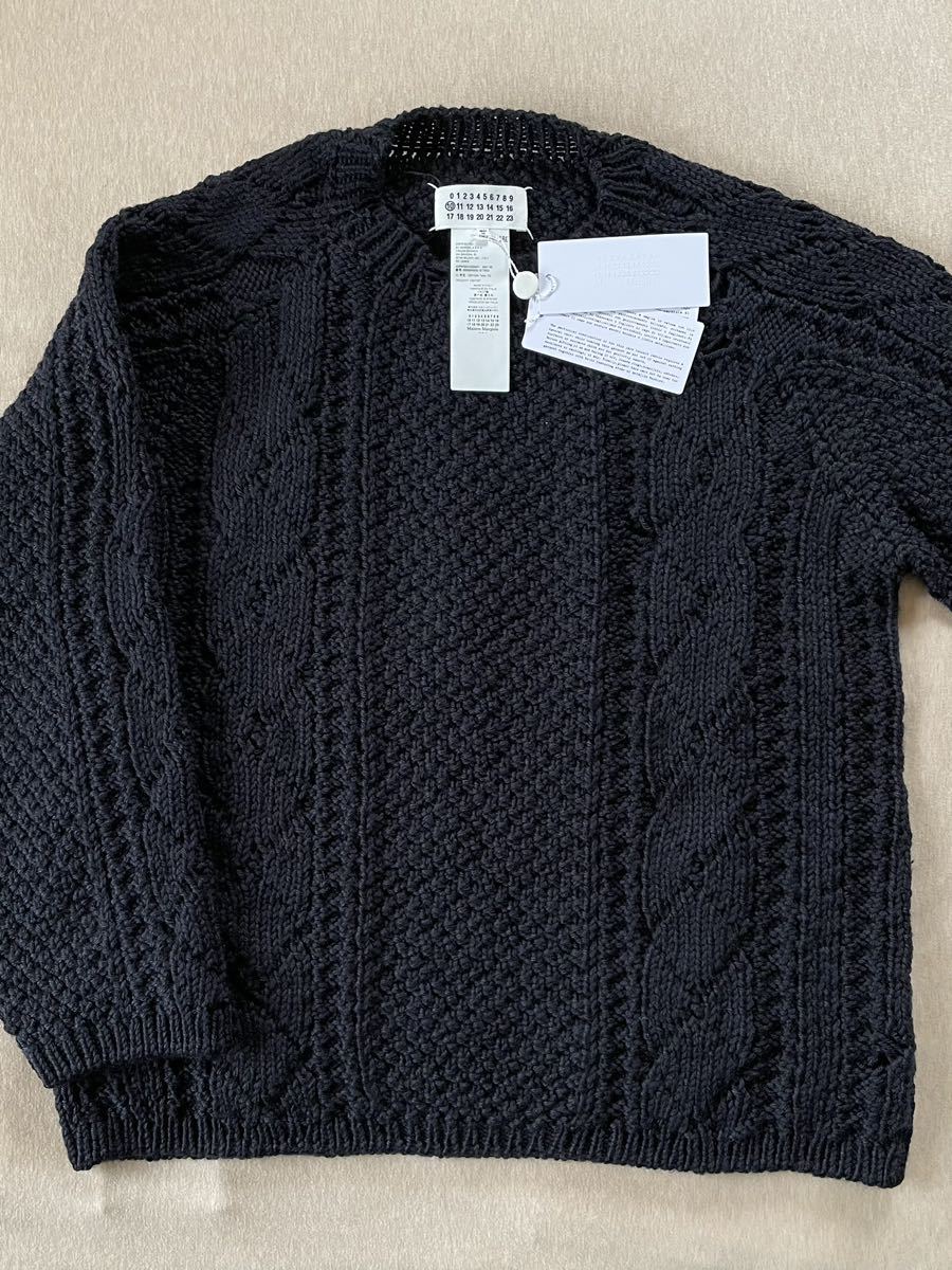 21AW新品XL メゾンマルジェラ デストロイ アランニット