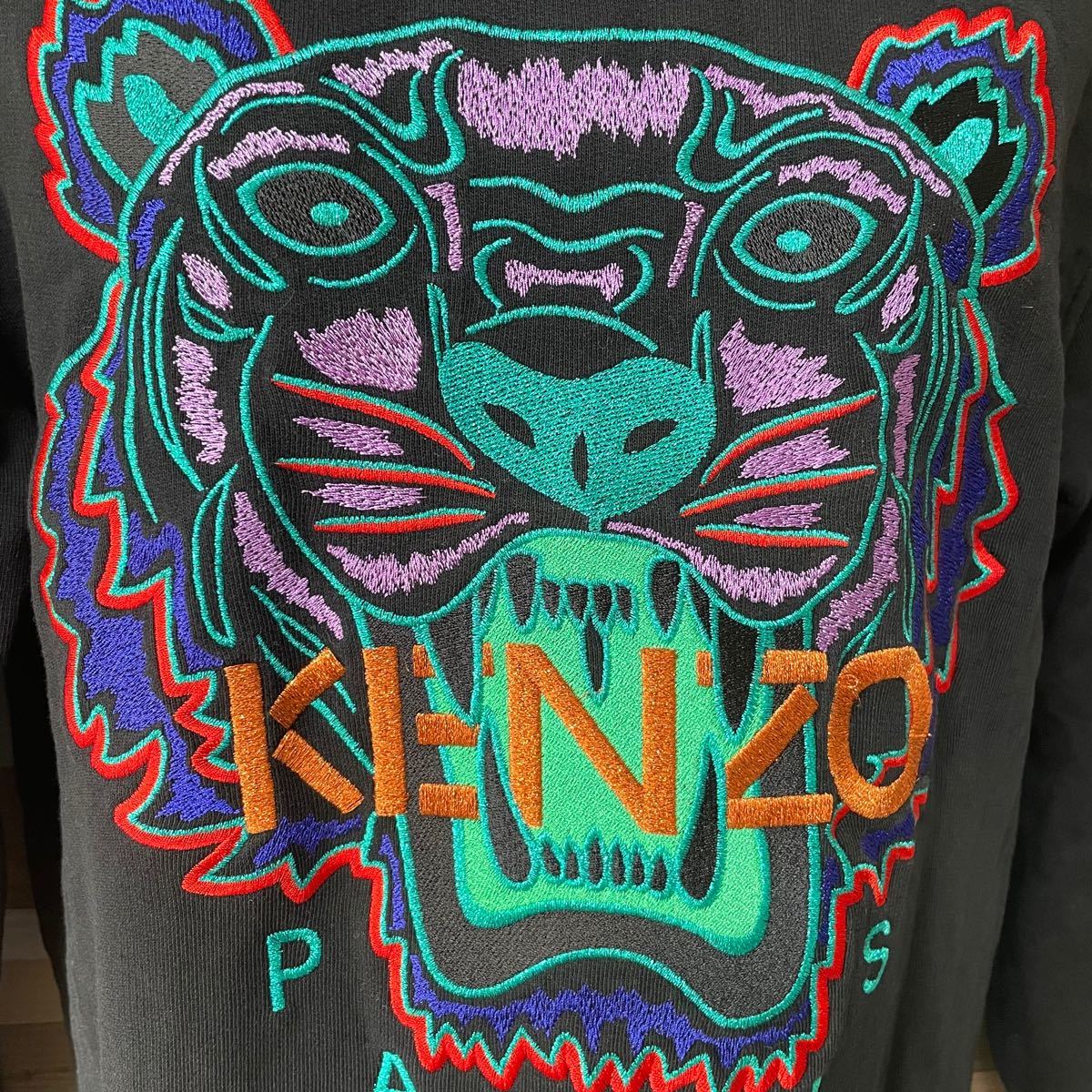 KENZO】激レア 大人気 刺繍ラメ虎柄 スウェット トレーナー｜Yahoo