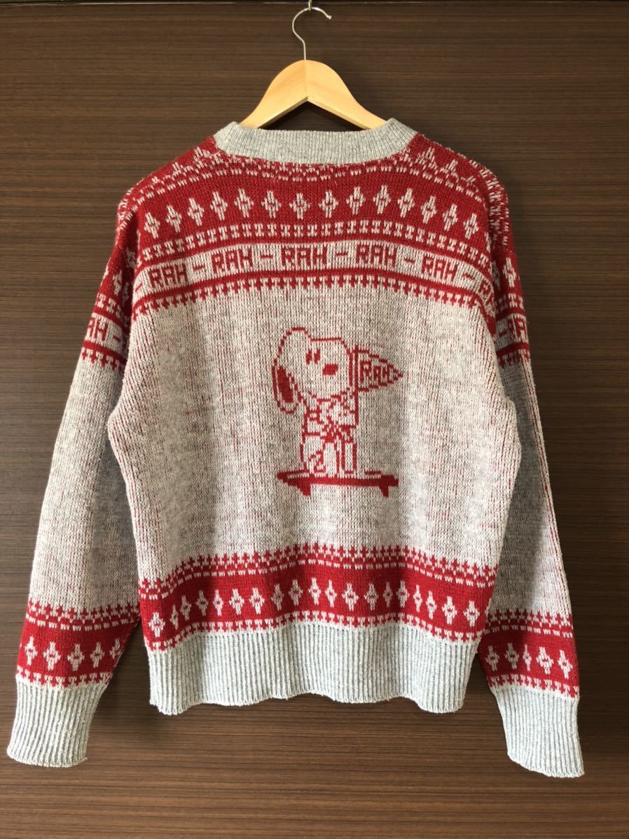 70's Snoopy vintage Knit Arrow/スヌーピーニットセーター