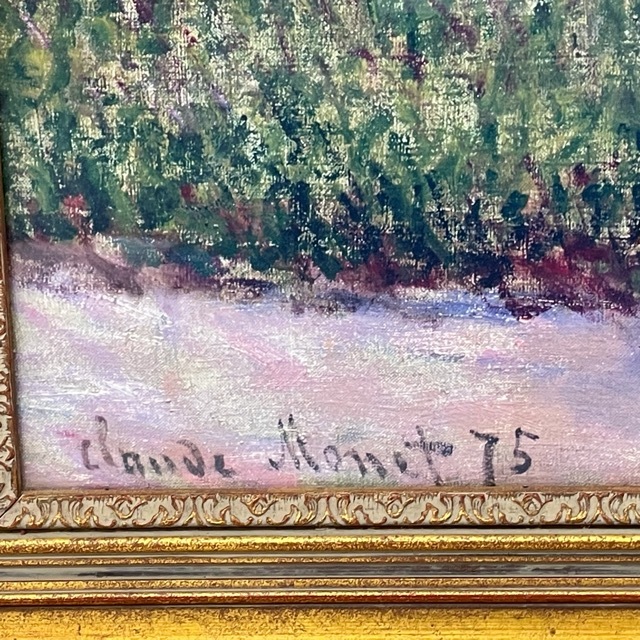 Yahoo!オークション - 庭のカミーユ・モネと子供 Oscar Claude Monet