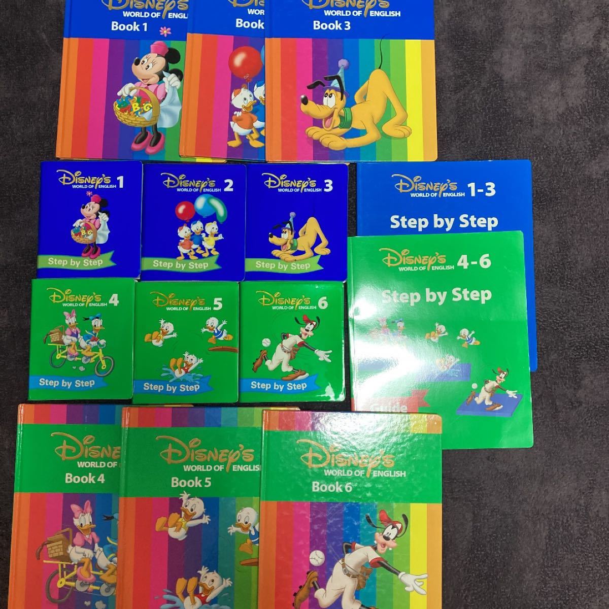 DWE ディズニー英語システム ステップバイステップ1〜6 DVD&BOOKセット