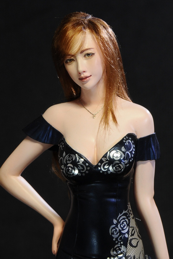 Yahoo!オークション - ハセガワ1/12 キャバ嬢 改造完成品 ガレージキッ