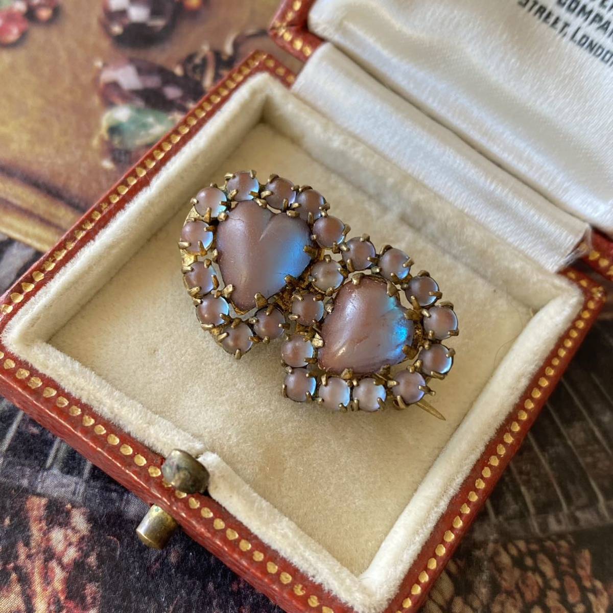 Yahoo!オークション - イギリス アンティーク サフィレット ダブルハー