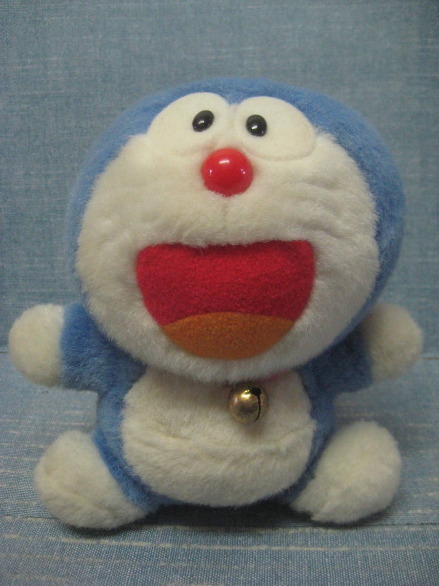 Yahoo!オークション - 希少 昭和レトロ 昔のドラえもん ぬいぐるみ