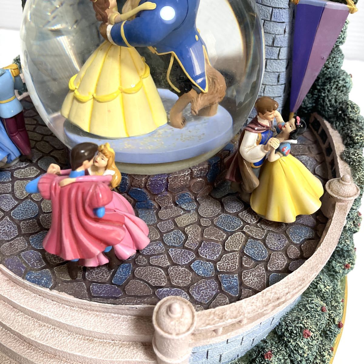 ディズニー 美女と野獣 スノードーム オルゴール Disney - 希少 廃盤品
