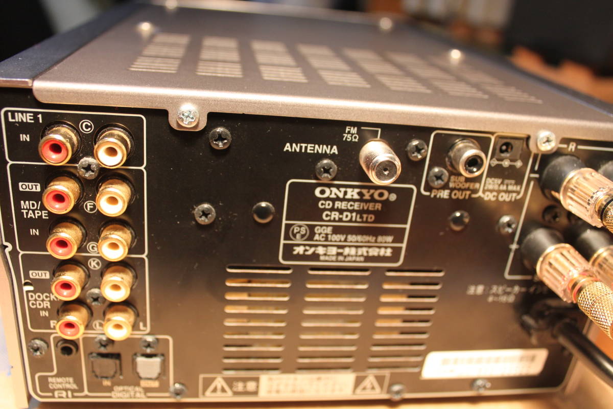 ONKYO CR-D1 LTD ミニコンポ リモコン 取説付属 完動品 ONKYO CR-D1