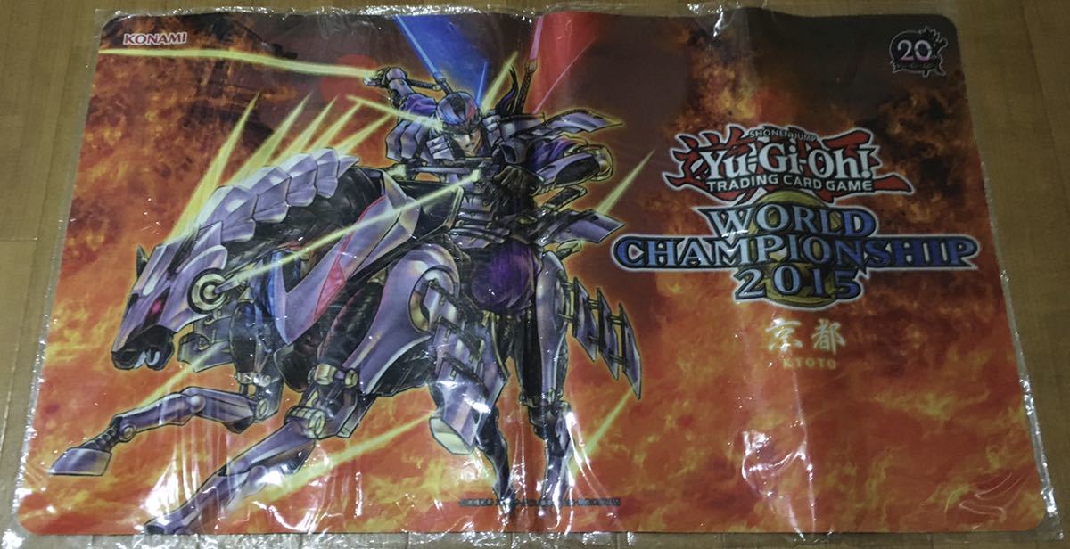 遊戯王WORLDCHAMPIONSHIP2015 プレイマット 極刀の武者 左京 遊戯王