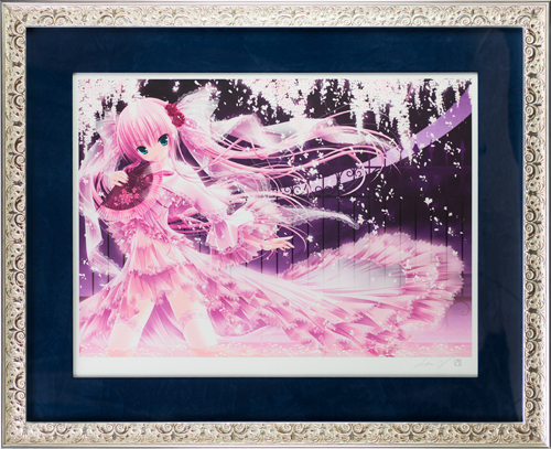 ♥️美品！てぃんくる 雪月華舞 ー凛ー C/E サイン入り 額付き 10/70