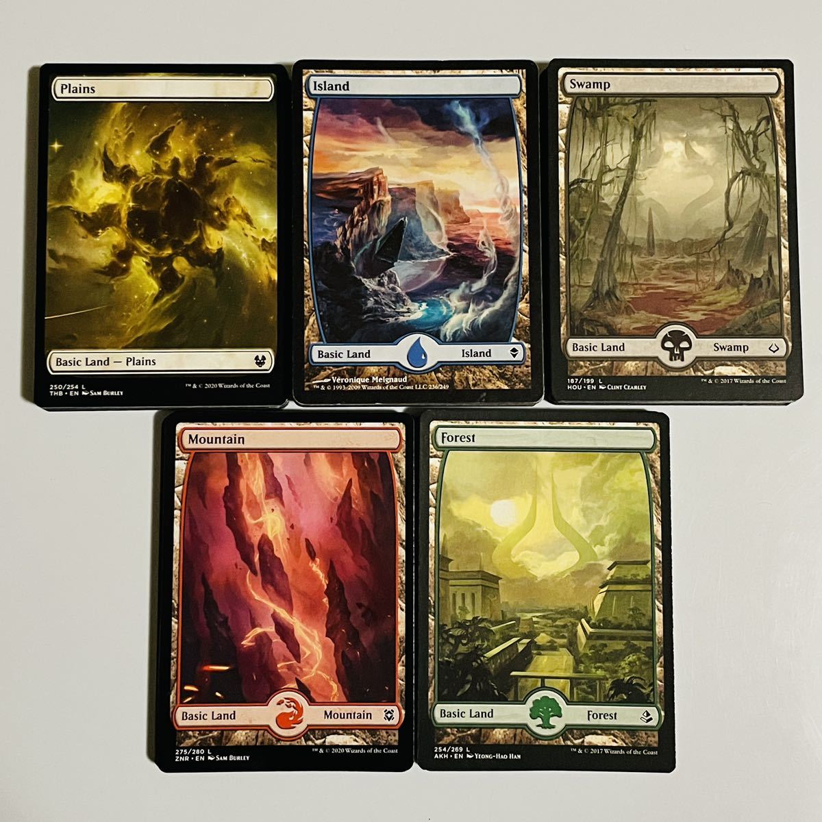 MTG John Avon 製品版英語FOIL 基本土地 基本地形 コンプリート MTG