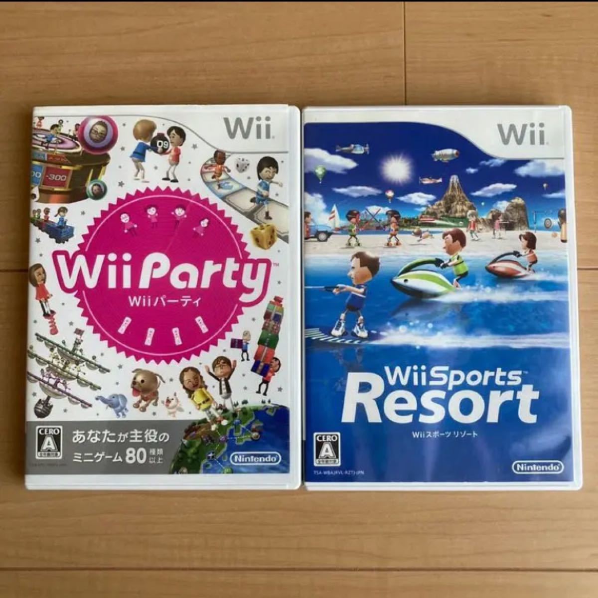 Wii パーティ スポーツリゾート 2本セット カセット｜Yahoo!フリマ（旧