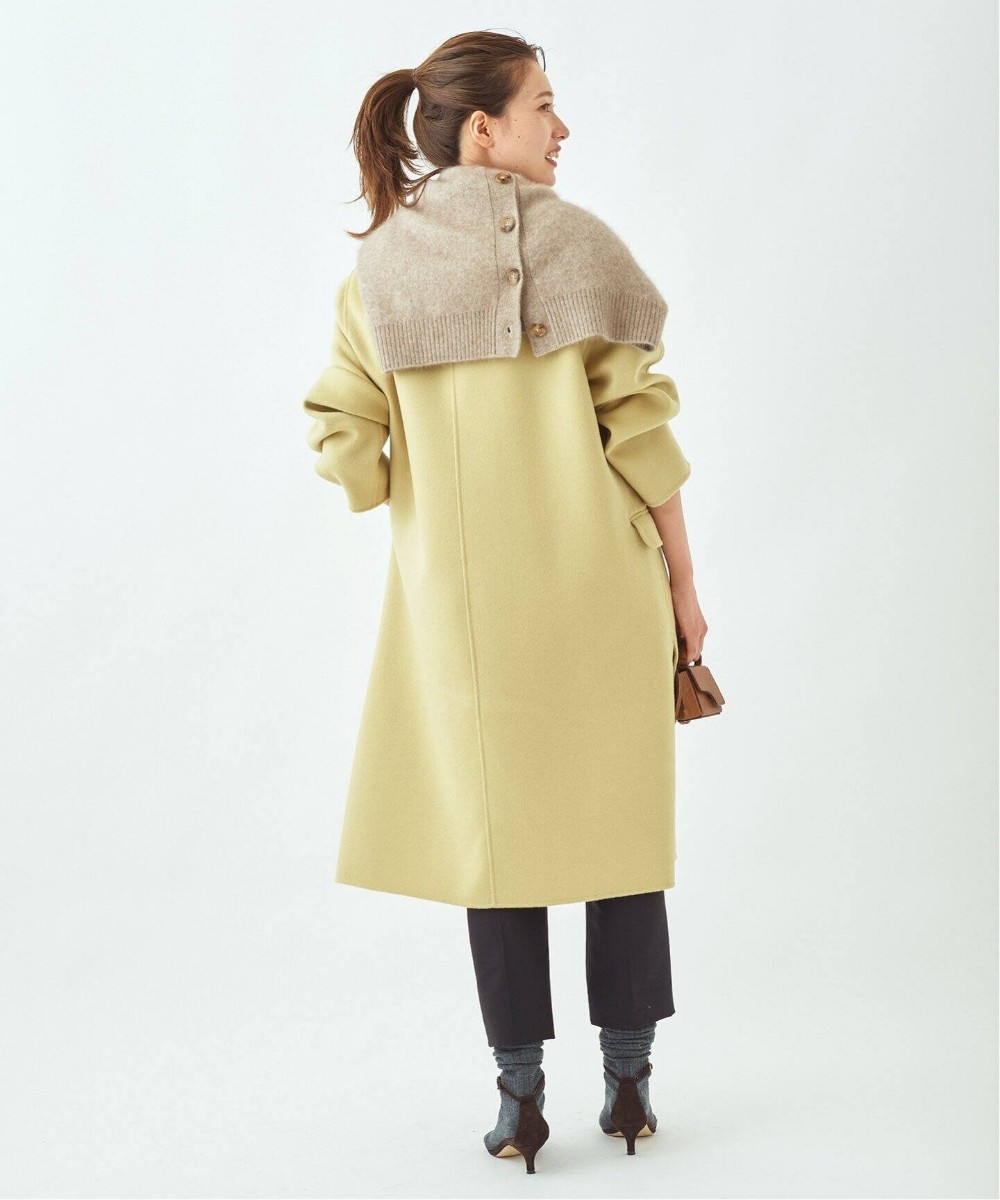 新品 Plage プラージュ ハミルトンノーカラーコート イエロー 38