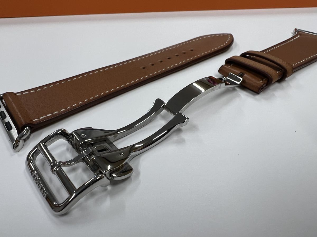 即決 美品 Apple watch HERMES エルメス Dバックル シンプルトゥール