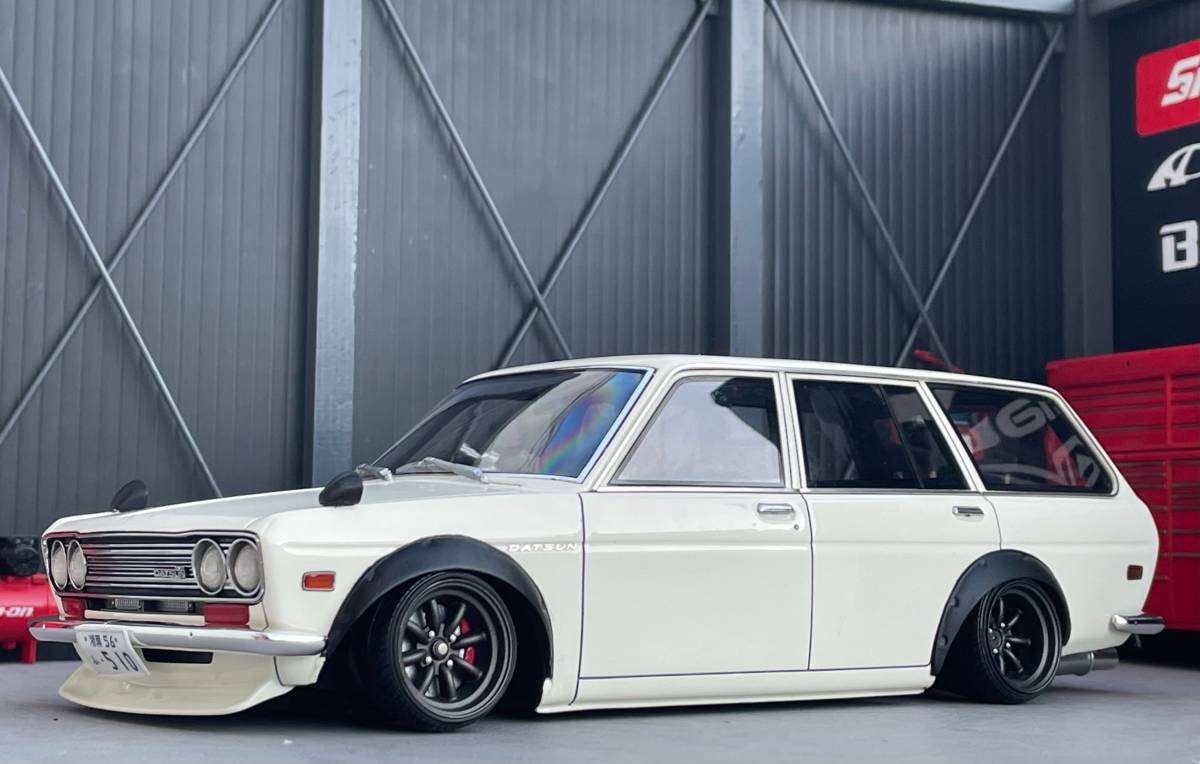 Yahoo!オークション - 1/18 IG 510ブルーバードワゴン 新品（改）カス