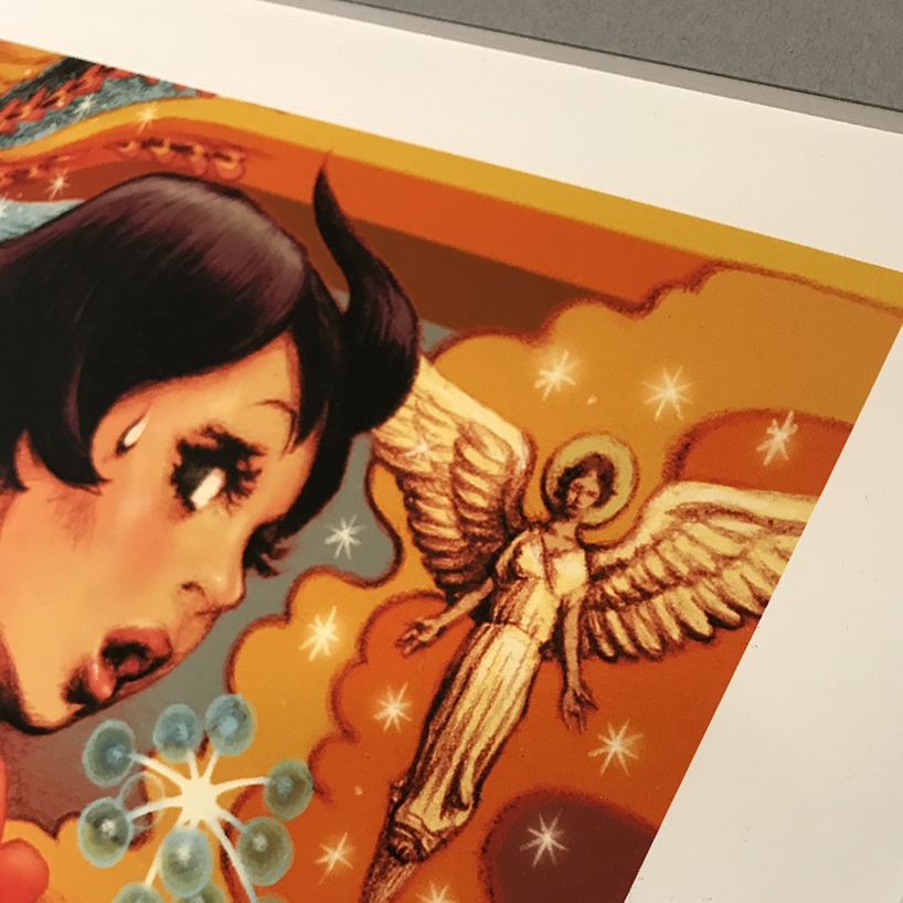 新品 ロッキンジェリービーン×手塚治虫 ふしぎなメルモ 複製画