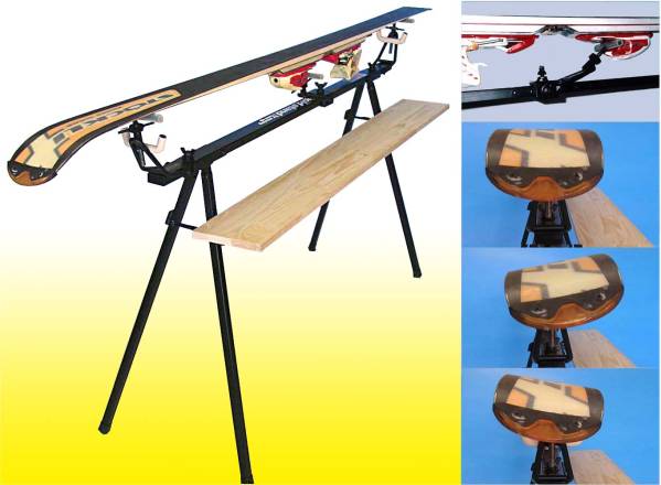 Yahoo!オークション - スキーチューンナップ台 バイス必要なし 送料無