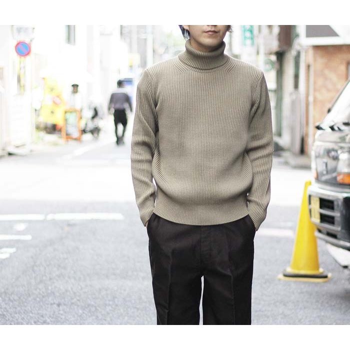 AURALEE オーラリー SUPERFINE KNITスーパーファイン ウールリブ