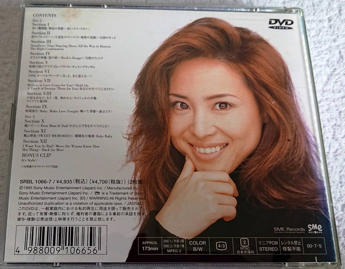 松田聖子 DVD2枚組[SEIKO MATSUDA Video Bible ～Best Hits Video