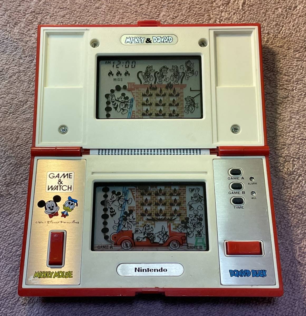 Yahoo!オークション - ゲームウォッチ ミッキー&ドナルド 中古 任天堂