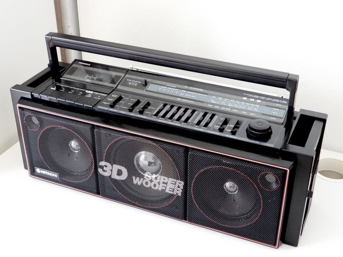Yahoo!オークション - HITACHI TRK-7620 ラジカセ BOOMBOX ブームボッ