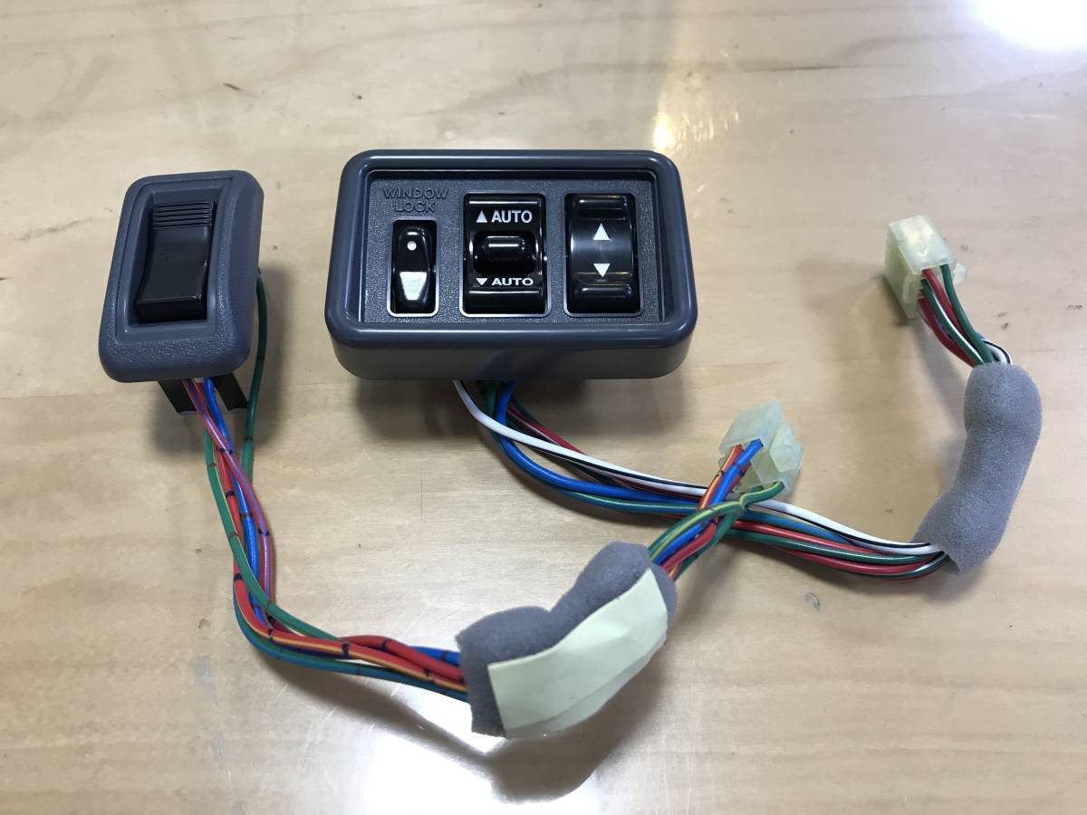 AE86 パワーウィンドウスイッチ 左右セット 未使用品 PWスイッチ