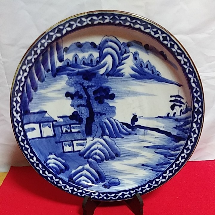 古伊万里染付山水図大皿二枚｜Yahoo!フリマ（旧PayPayフリマ）