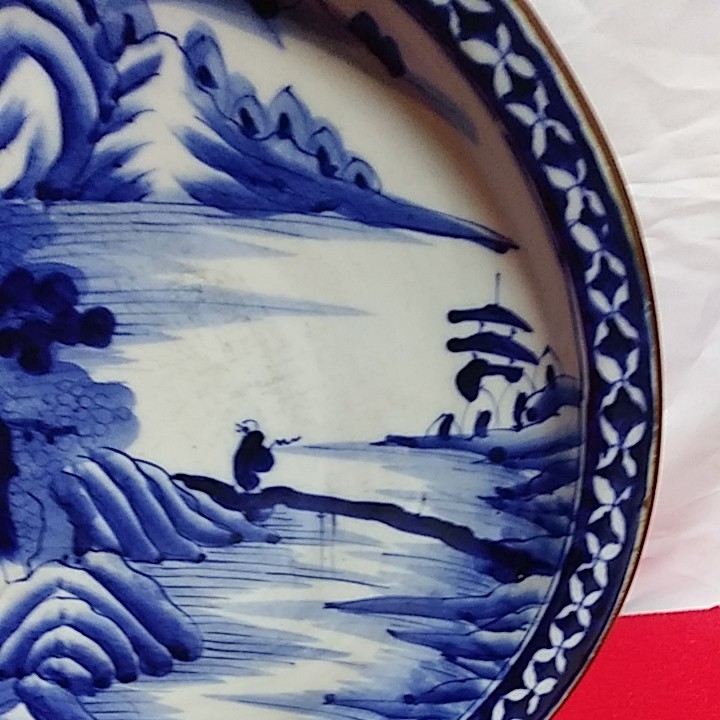古伊万里染付山水図大皿二枚｜Yahoo!フリマ（旧PayPayフリマ）