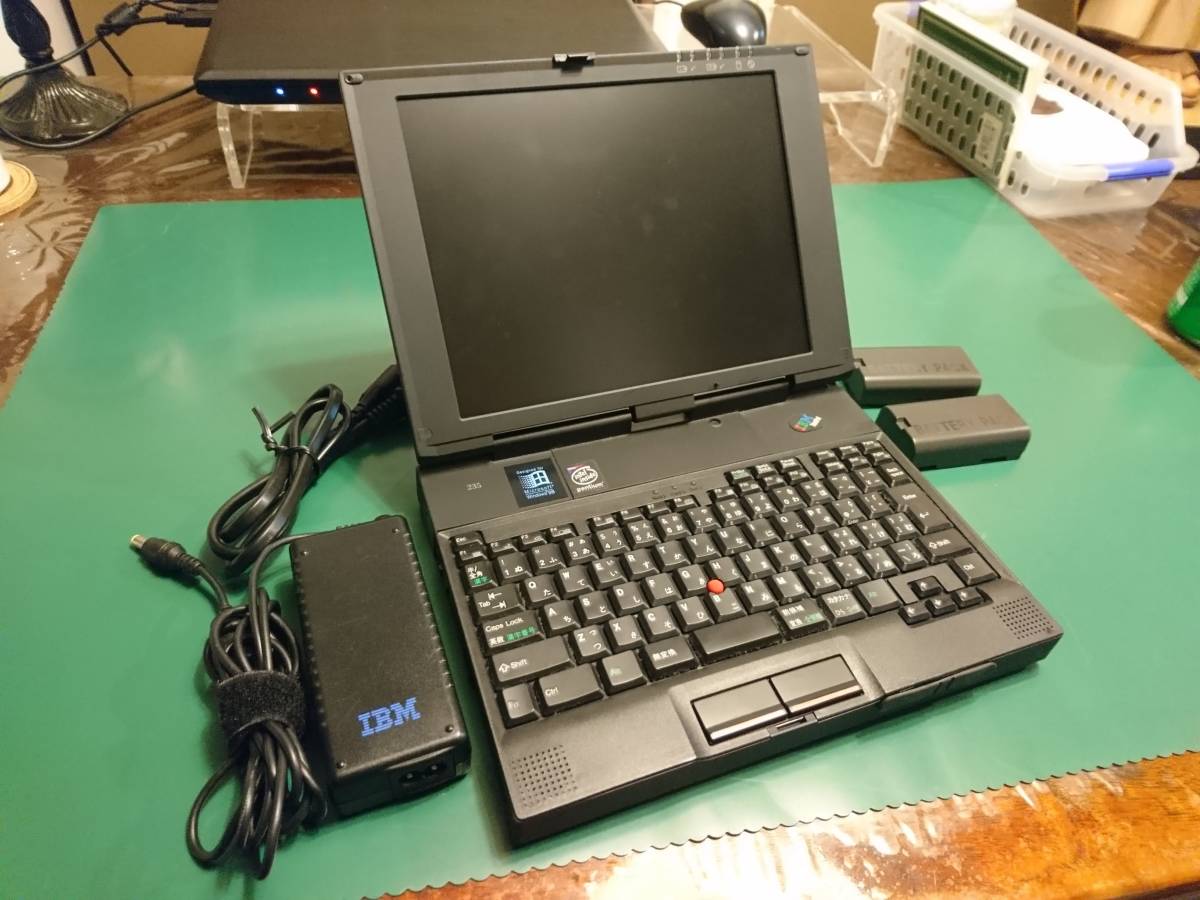 Yahoo!オークション - 伝説のモバイルパソコン IBM「Thinkpad 235」／