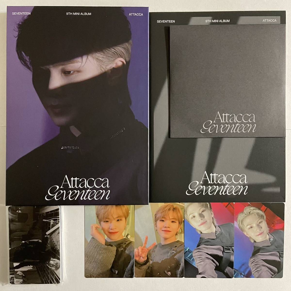 SEVENTEEN ウジ Attacca carat ver バインダー トレカ 24枚 コンプ 検