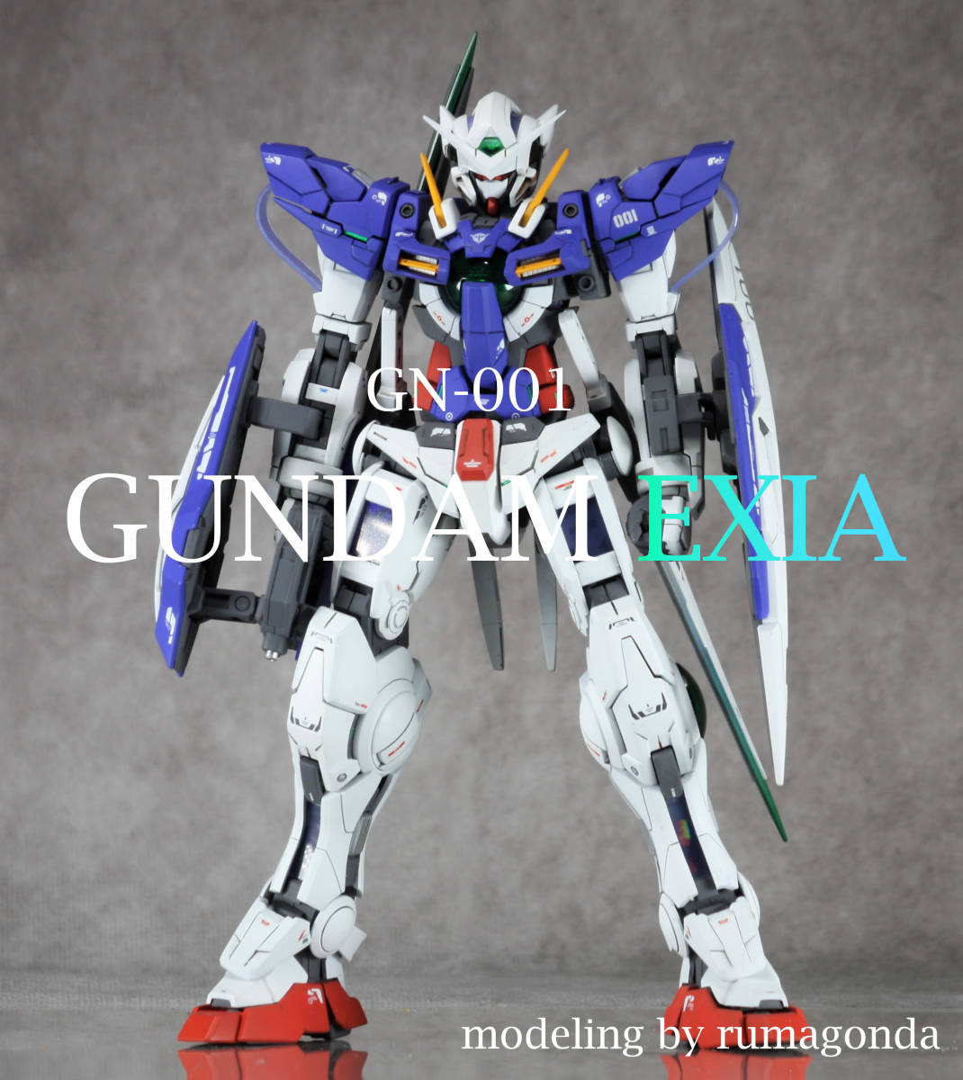Yahoo!オークション - MG 1/100 ガンダムエクシア 改修・塗装済完成品