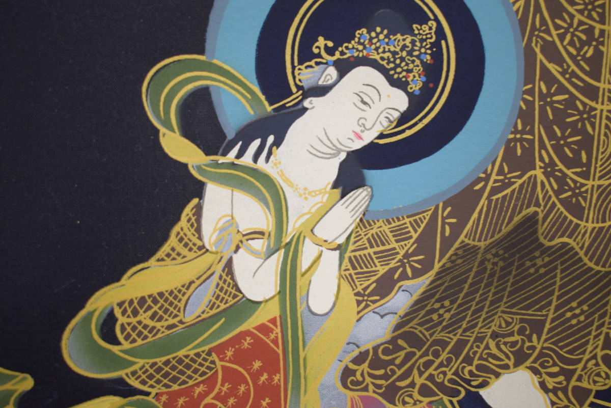 模写/栖巌/観音像図/布袋屋掛軸HD-530 模写/栖巌/観音像図/布袋屋掛軸