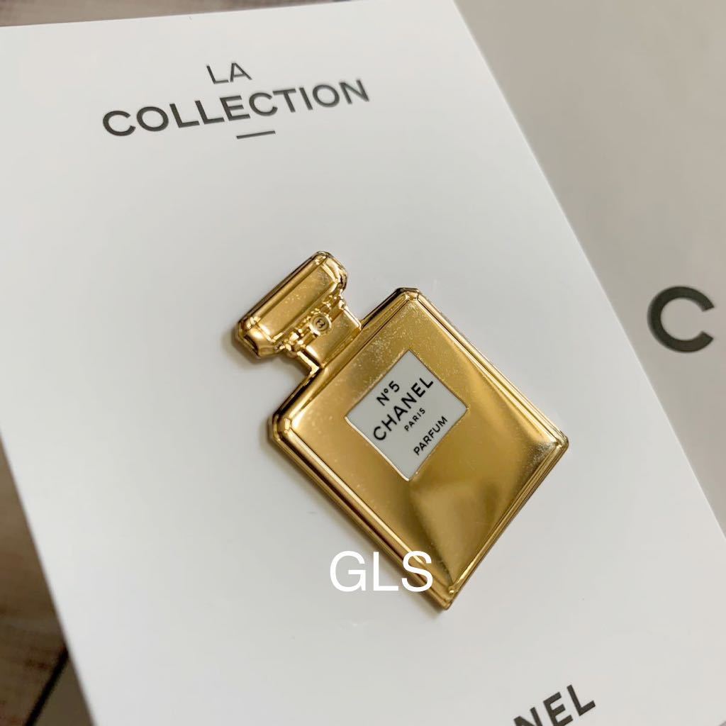 新品 シャネル N°5 No5 No 5 ピンバッジ ブローチ ゴールド 限定 100