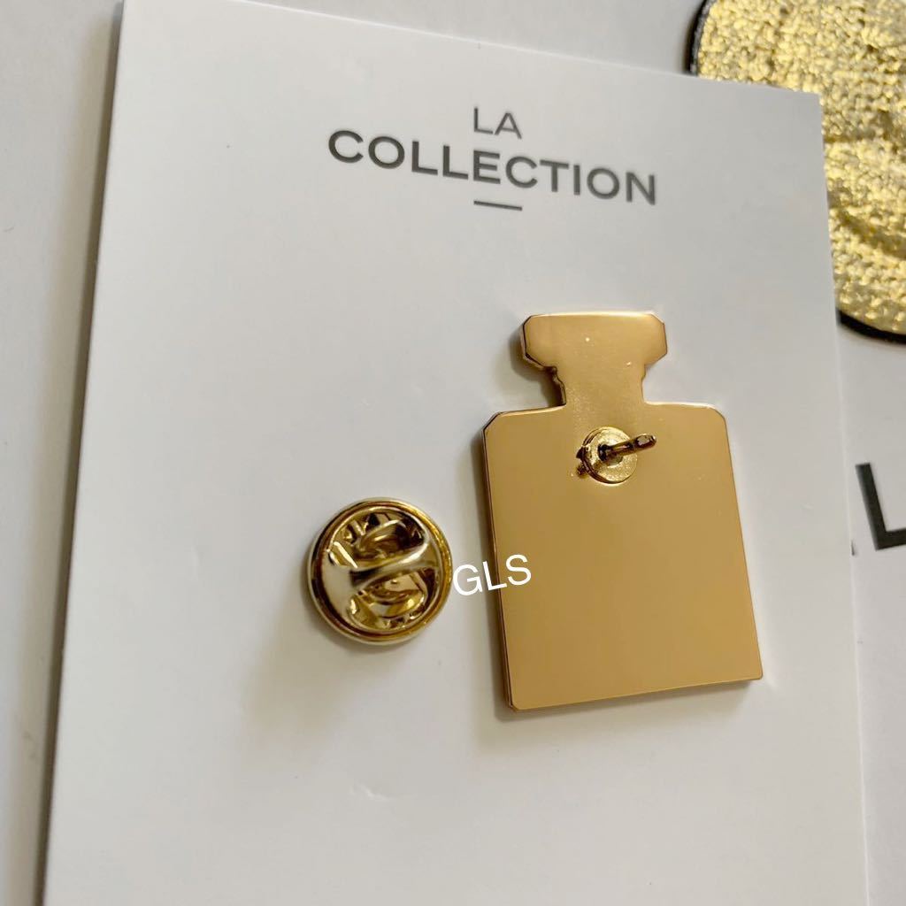 新品 シャネル N°5 No5 No 5 ピンバッジ ブローチ ゴールド 限定 100