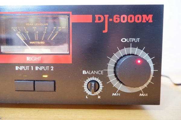 □【レア・300W】VESTAX DJ-6000M パワーアンプ □【レア・300W