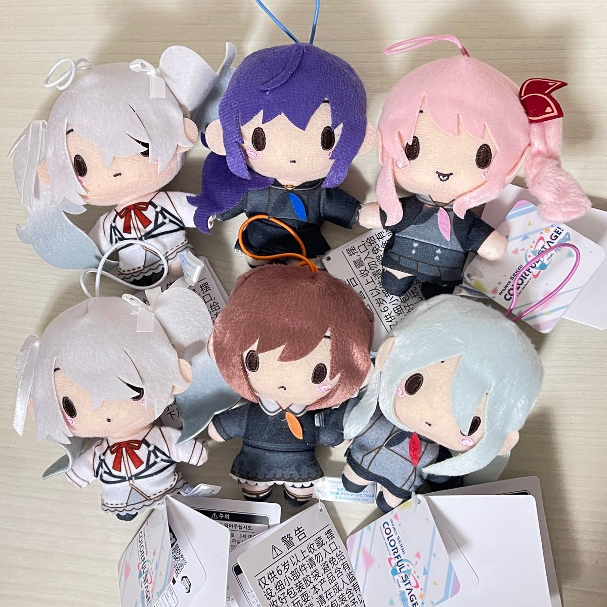 プロセカ モアプラスマスコット 25時 ナイトコードで 6種セット｜Yahoo