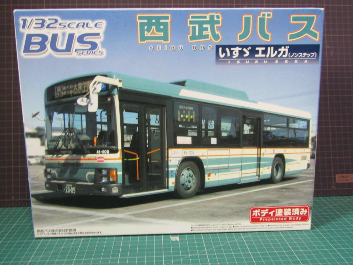 Yahoo!オークション - アオシマ いすゞ エルガ西武バス