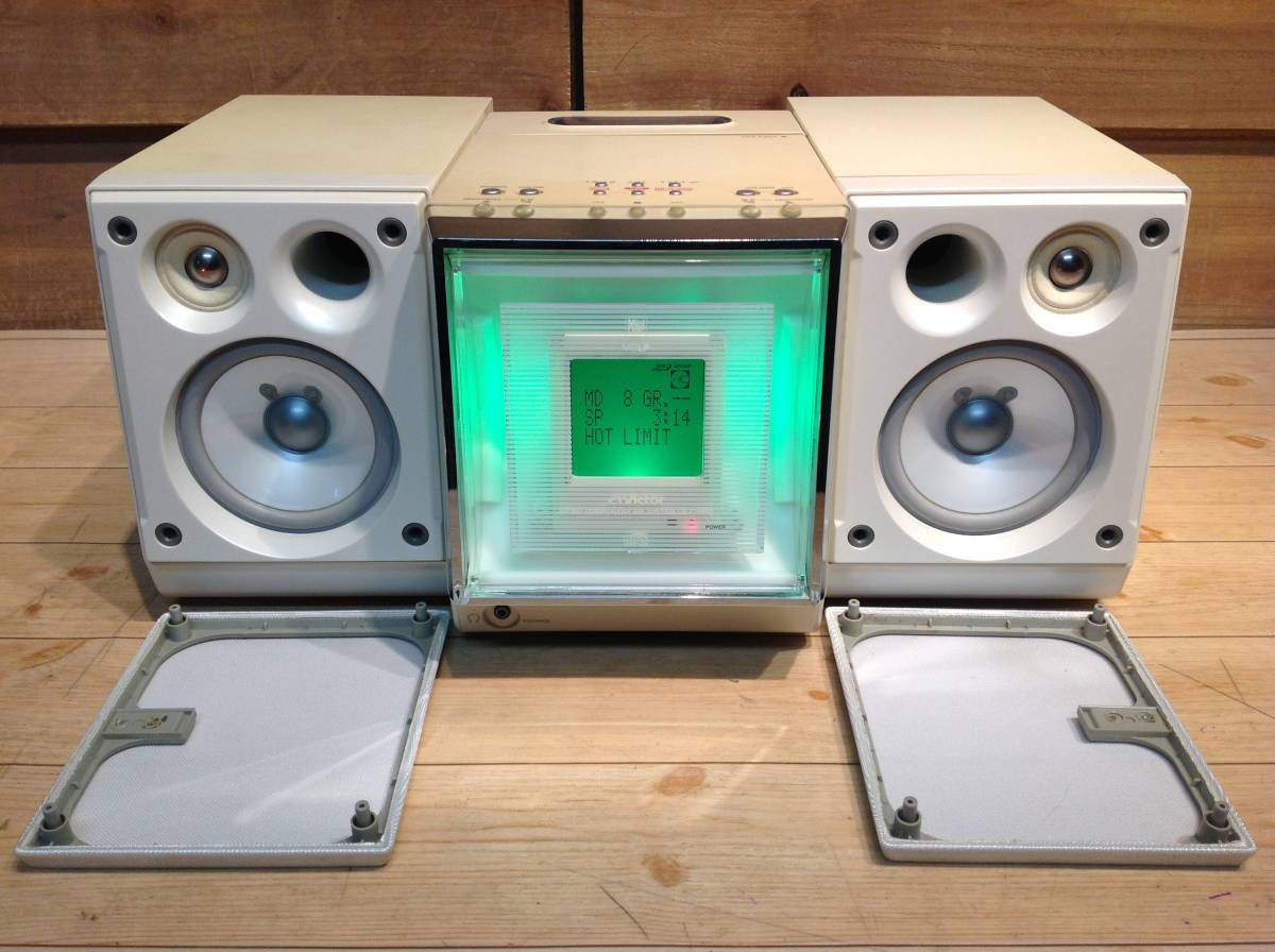 Yahoo!オークション - C 021060 VICTOR MDシステムコンポ CA-UXF70MD-W