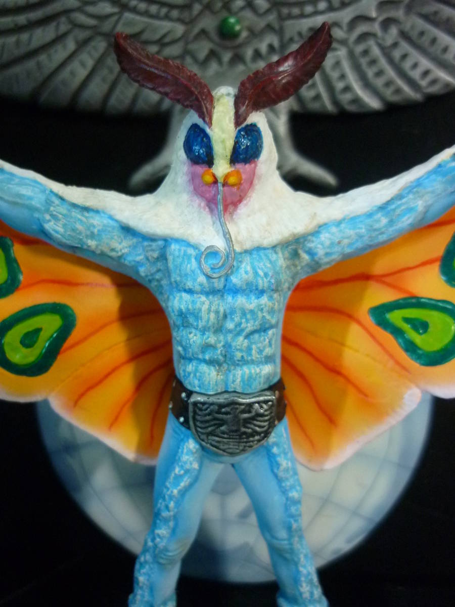 ⚠️超激レア・当時物仮面ライダードクガンダー（成虫）珍色水色旧バンダイ