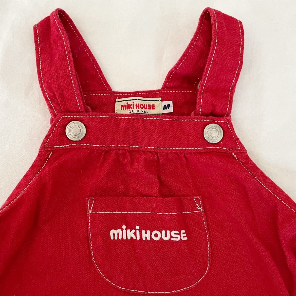 MIKI HOUSE ミキハウス だるまオール ロンパース 80 定番 ロゴ｜Yahoo