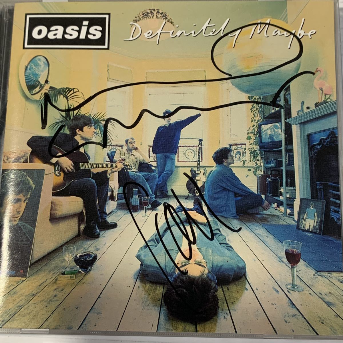Yahoo!オークション - Oasis オアシス サイン入りCD