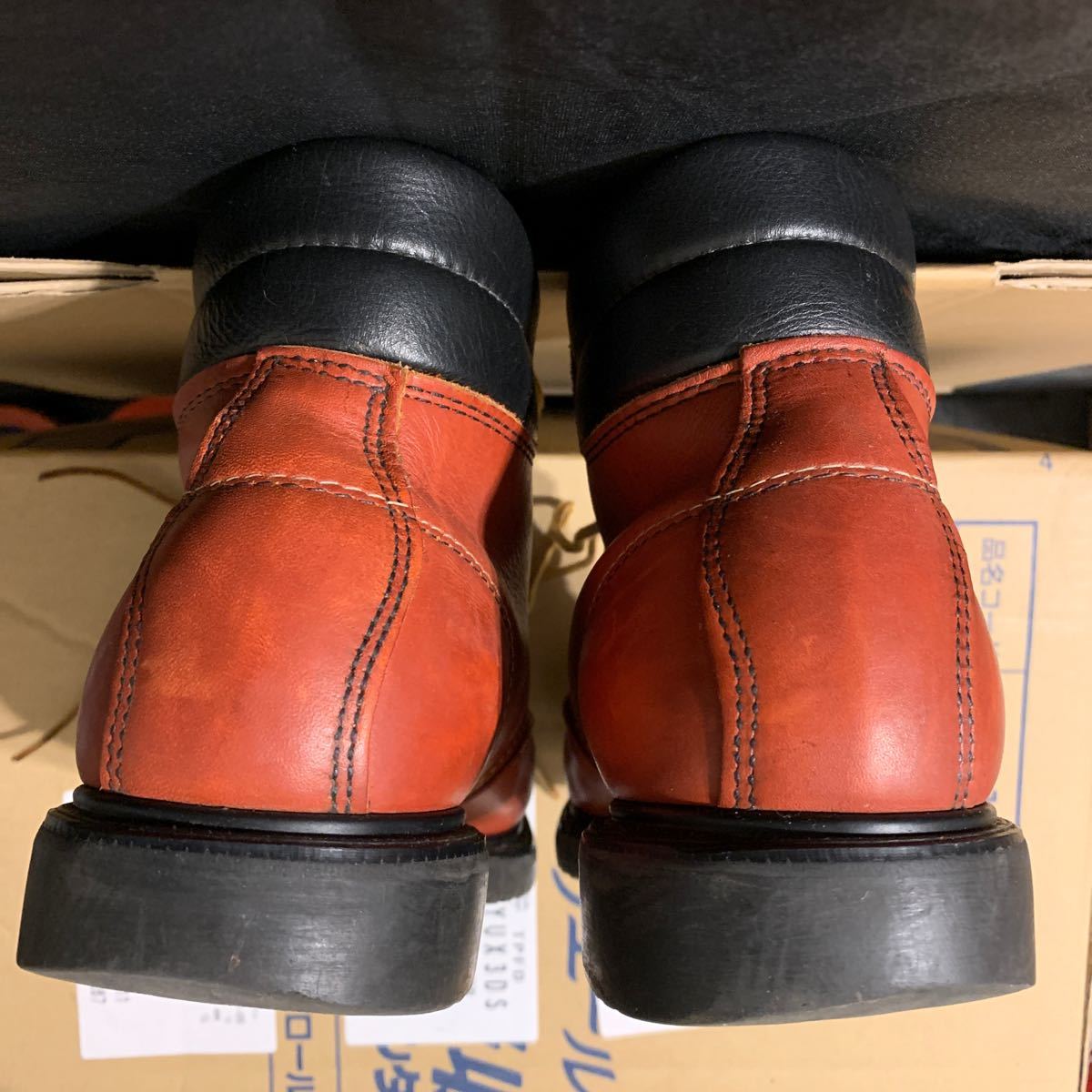 レッドウィング RED WING 希少 ANSI Z41 PT91モデル 羽タグ 美品 本革