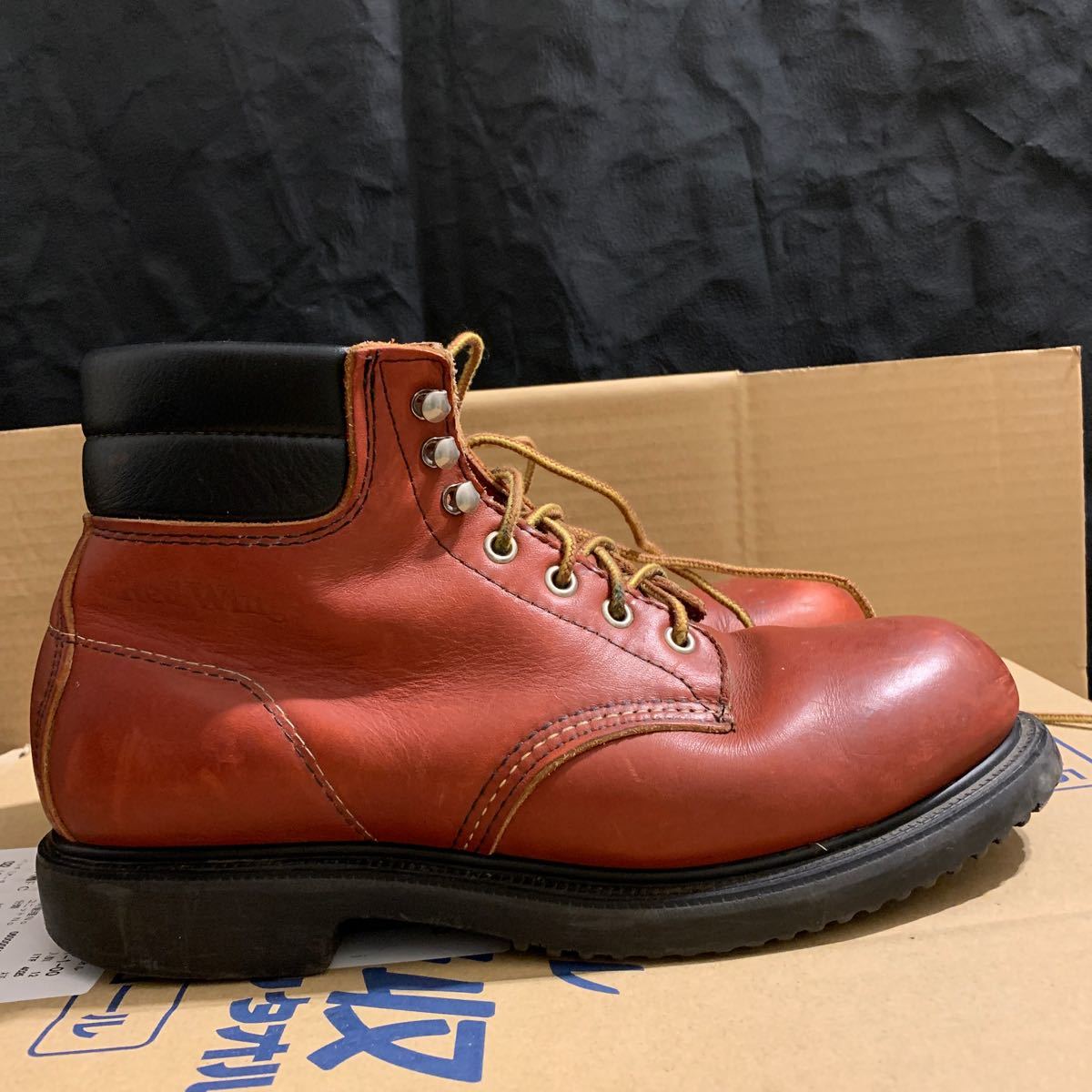 レッドウィング RED WING 希少 ANSI Z41 PT91モデル 羽タグ 美品 本革