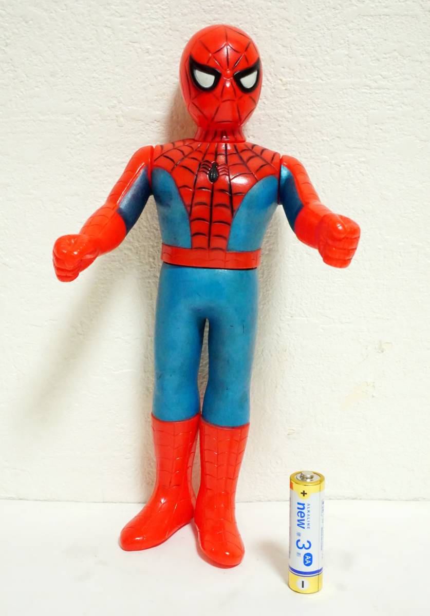 Yahoo!オークション - 当時物 1978 東映 スパイダーマン ソフビ人形 S