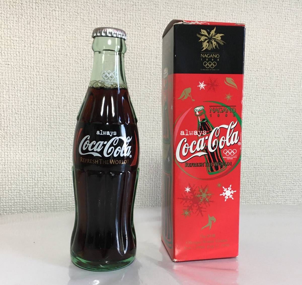 Yahoo!オークション - 長野オリンピック記念 コカコーラ 未開封ボトル